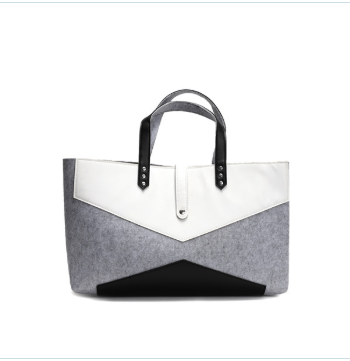 LADIES FASHION FELT TOTE BAG LADIES FASHION FELT TOTE BAG