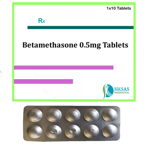 Betamethasone 0.5Mg Tablets By NIKSAN PHARMACEUTICAL