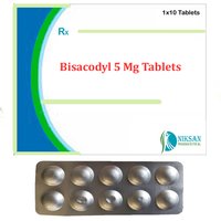 Bisacodyl 5 Mg Tablets Age Group: Suitable For All Ages