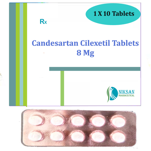 Candesartan Cilexetil 8 Mg Tablets