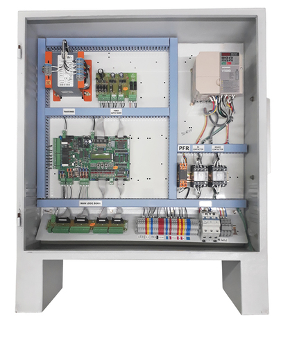 V3F Control Panel with Drive - Sheet Metal, Single Phase, 220 V, 50 Hz, 12 Mtr/Min | Advanced Control, Energy Efficiency, Remote Monitoring