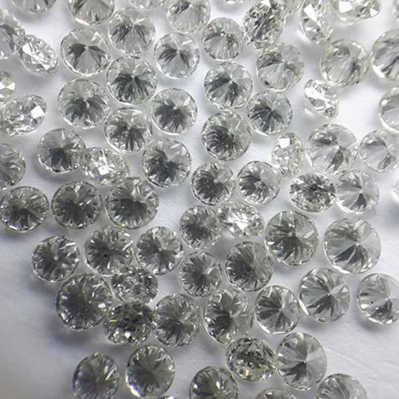 Cvd Diamond 3.00mm to 3.10mm GHI VS SI Round Brilliant Cut Lab Grown HPHT Loose Stones TCW 1