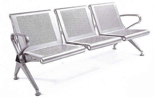 Three Seater MS Perforated Seating Chair Three Seater MS Perforated Seating Chair