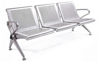 Three Seater MS Perforated Seating Chair