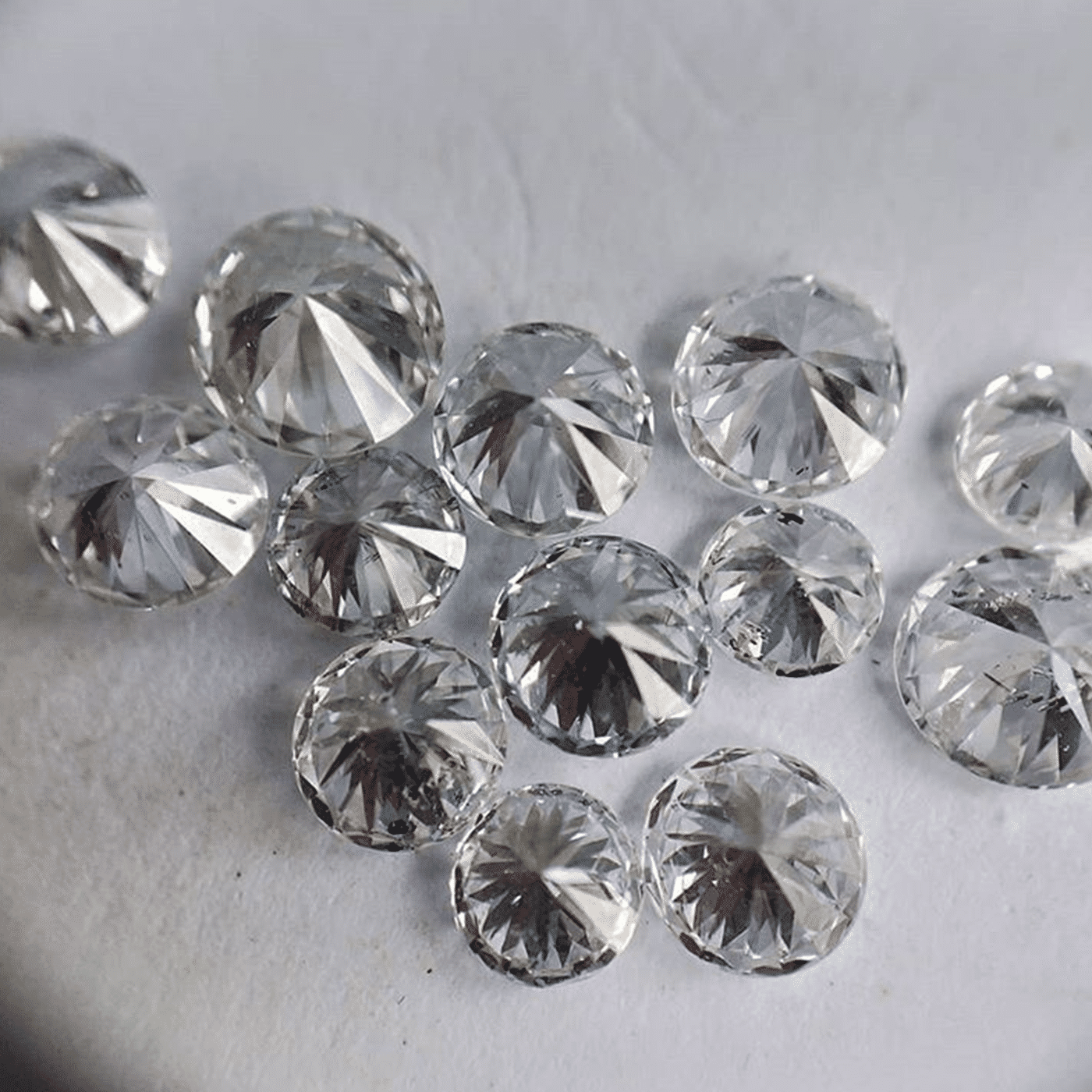 Cvd Diamond 4.10mm to 4.20mm GHI VS SI Round Brilliant Cut Lab Grown HPHT Loose Stones TCW 1