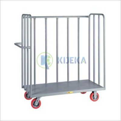 Easy To Operate 3 Sided Platform Truck (Tubular Sides)