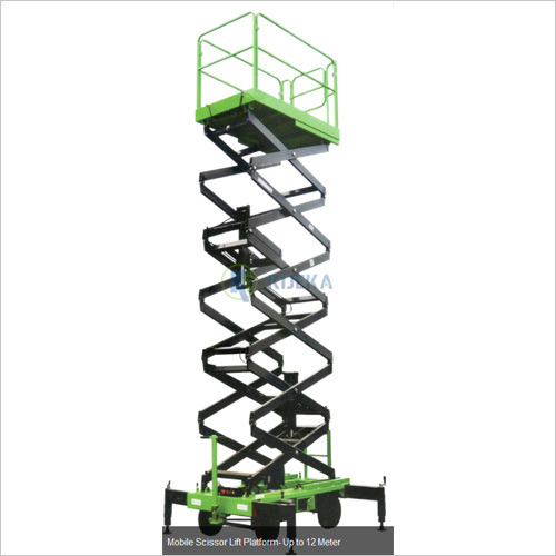Mobile Scissor Lift Platform Upto 12M Load Capacity: 500  Kilograms (Kg)