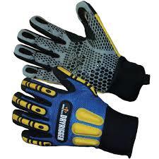 Oil Filtration Gloves - Nitrile Neoprene, M-XXL, Blue, 25cm | Oil Resistant, Durable, Comfortable Fit, Superior Grip
