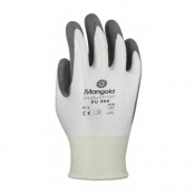 Moulding Gloves - PU Coated, 25 cm, White | Heat Resistant, Durable, Grip Enhancement, Machine Safety