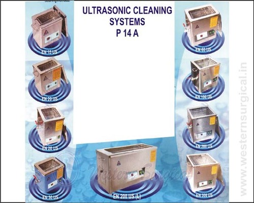 Ultrasonic Cleaning System - Stainless Steel, Compact Size , Advanced Cleaning Technology with Adjustable Frequency