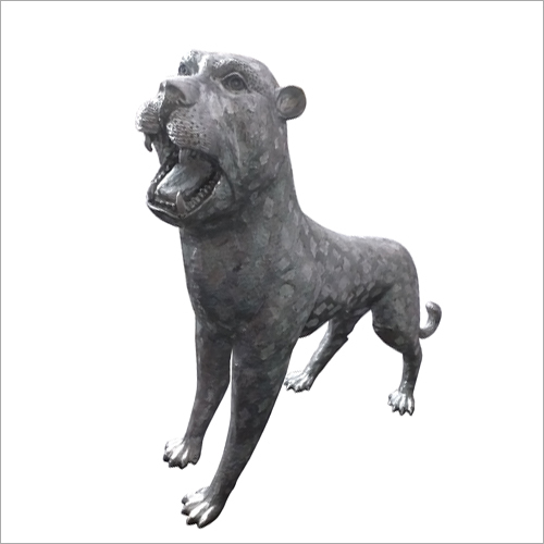 Polished Metallion Designer Statue