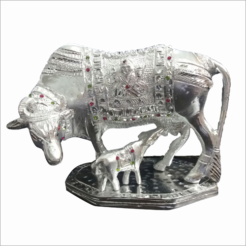 Metal Cow Statue