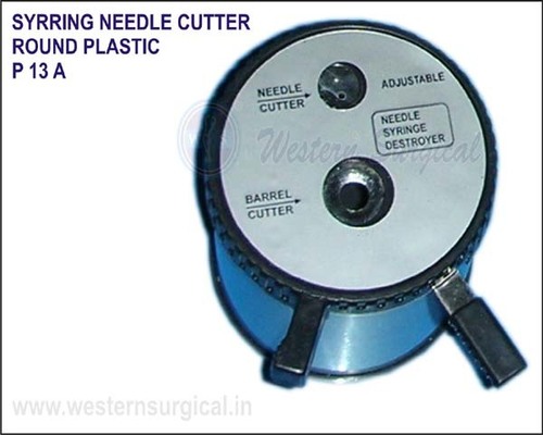 Syrring Needle Cutter Round Plastic By WESTERN SURGICAL