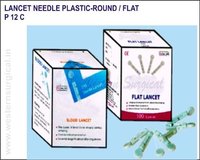 Lancet Needle Plastic-Round / Flat