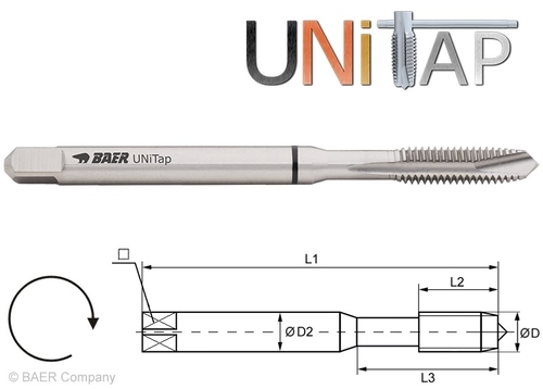Baer Machine Tap Form B Uni Tap