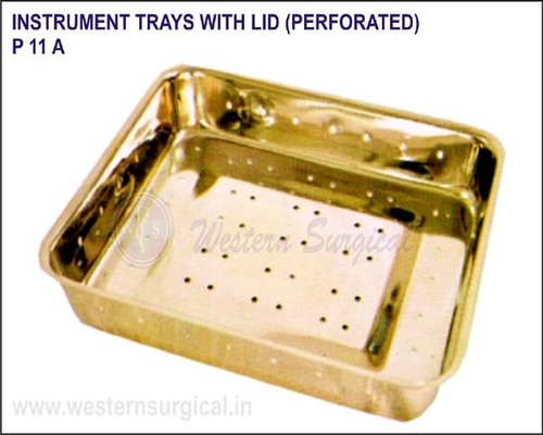 Instrument Trays with LID (Perforated)