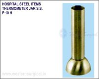 Hospital Steel Items - Thermometer Jar S.S.