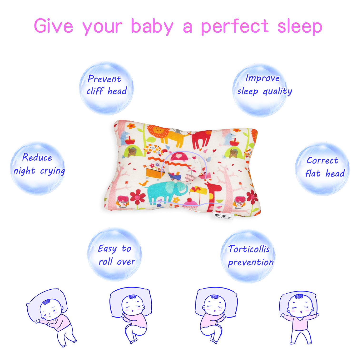 Baby Head Shaping Pillow