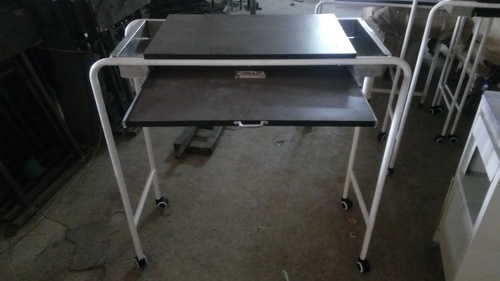 Stainless Steel Hospital Bed Over Table