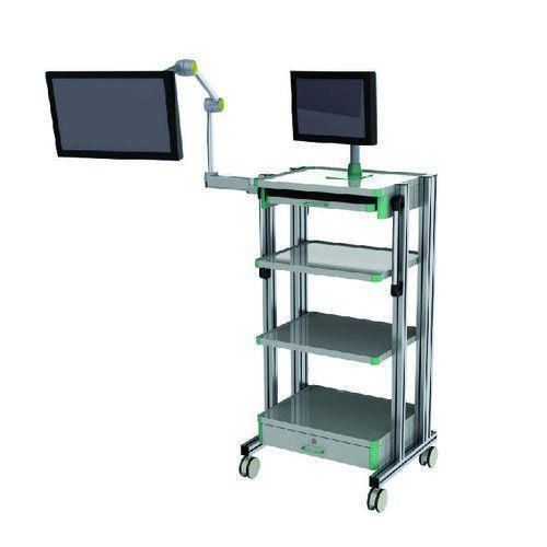 Metal Ums-807 Ss Monitor Trolley