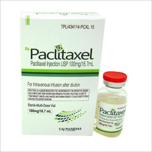 100Mg-16.7Ml Paclitaxel Injection Ingredients: Bupivacaine