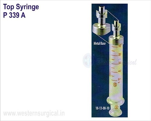 Top Syringe By WESTERN SURGICAL