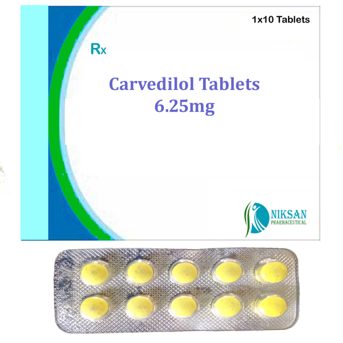 Carvedilol 6.25 Mg Tablets
