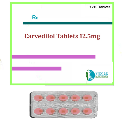 Carvedilol 12.5 Mg Tablets