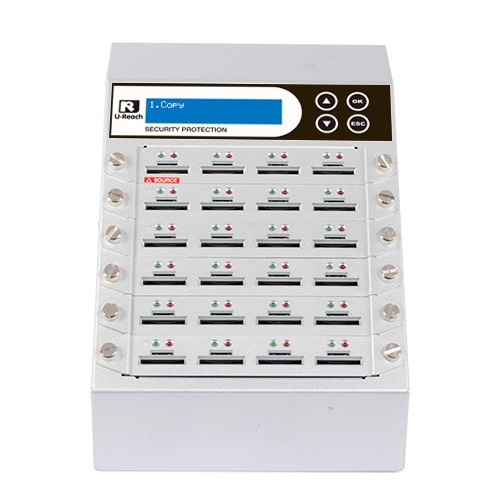 Intelligent 9 Silver Series - 1 to 23 SD / microSD Duplicator and Sanitizer (SD924S)