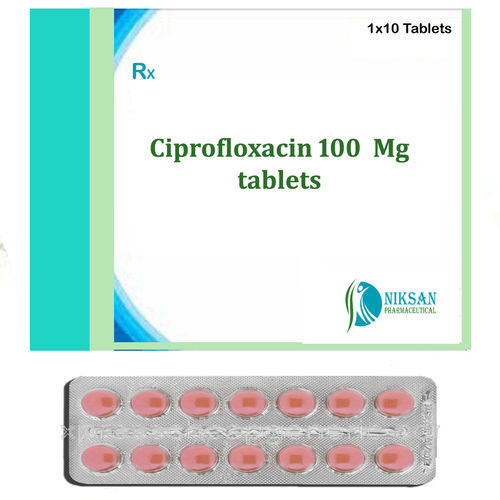 Ciprofloxacin 100 Mg Tablets General Medicines