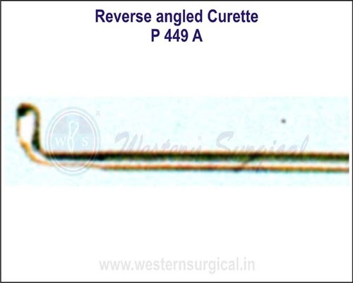 Reverse Angled Curette By WESTERN SURGICAL
