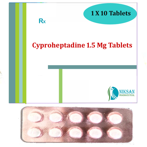 Cyproheptadine 1.5 Mg Tablets