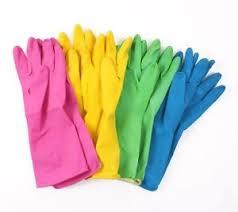 household cleaning gloves