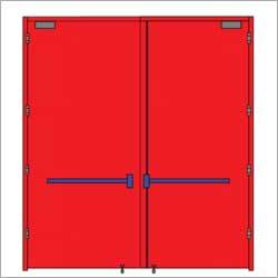 Fire Rated Emergency Exit Door Application: Commercial