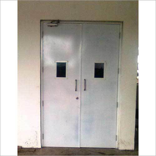 Hollow Metal Pressed Steel Double Door