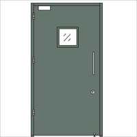 Hollow Metal Hinged Double Door
