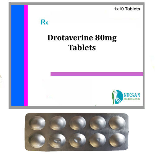 Drotaverine 80Mg Tablets