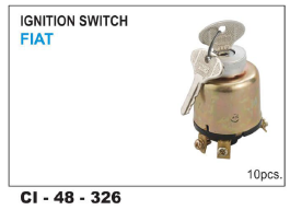Ignition Switch FIAT - 4 Wheeler Compatibility | Warranty Included, Durable Construction, Reliable Operation for Enhanced Vehicle Performance