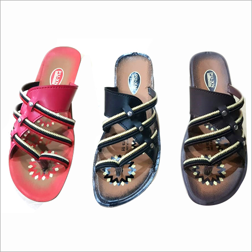 Ladies Stylish Slipper - Synthetic Leather, PU, Rubber | All Size Available, Ideal for Spring and Summer Season