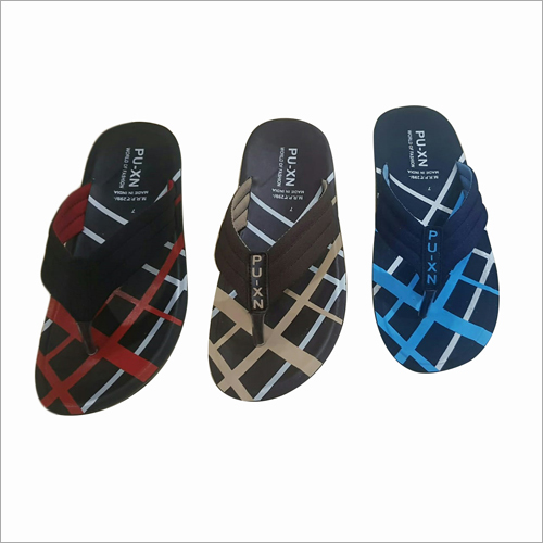 Mens Designer PU Slipper - Synthetic Leather, All Sizes Available | Perfect for Spring & Summer with Durable PU and Rubber Outsole