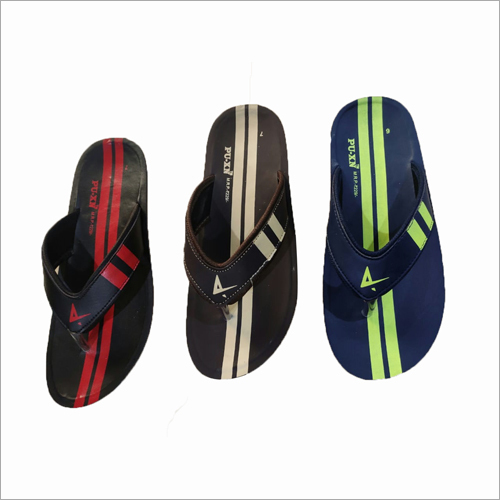 Mens PU Slipper - Synthetic Leather, Available in All Sizes | Designed for Spring and Summer Comfort with Durable PU and Rubber Sole
