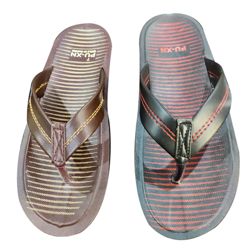 Mens Fancy PU Slipper - PU Material, All Sizes Available | Comfortable for Spring and Summer Wear