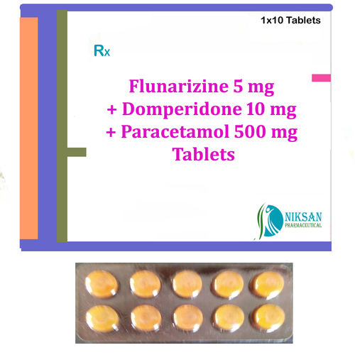 Flunarizine Domperidone Paracetamol Tablets