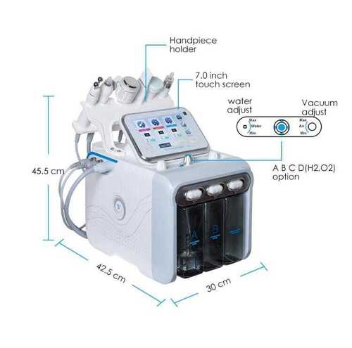 Hydra-facial H202 bubble machine