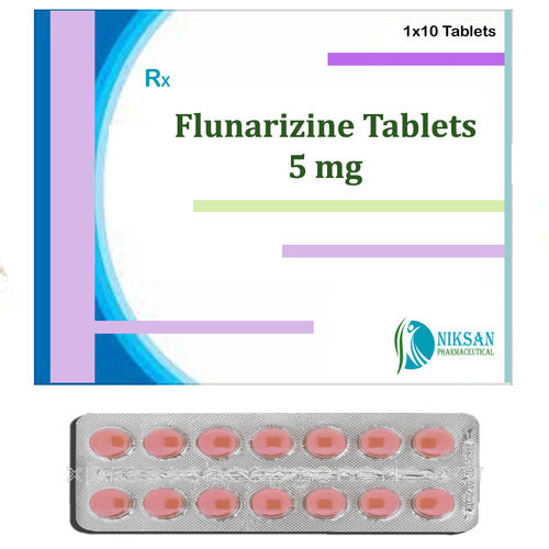 Flunarizine 5 Mg Tablets General Medicines