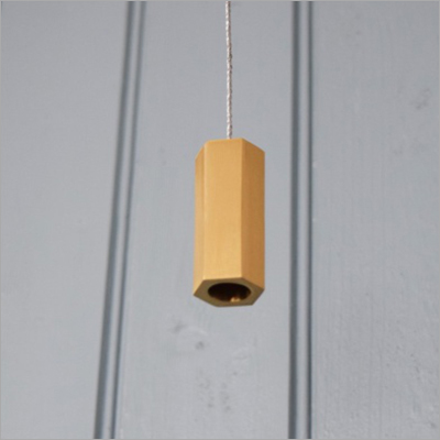 Brass Hex Light Pull