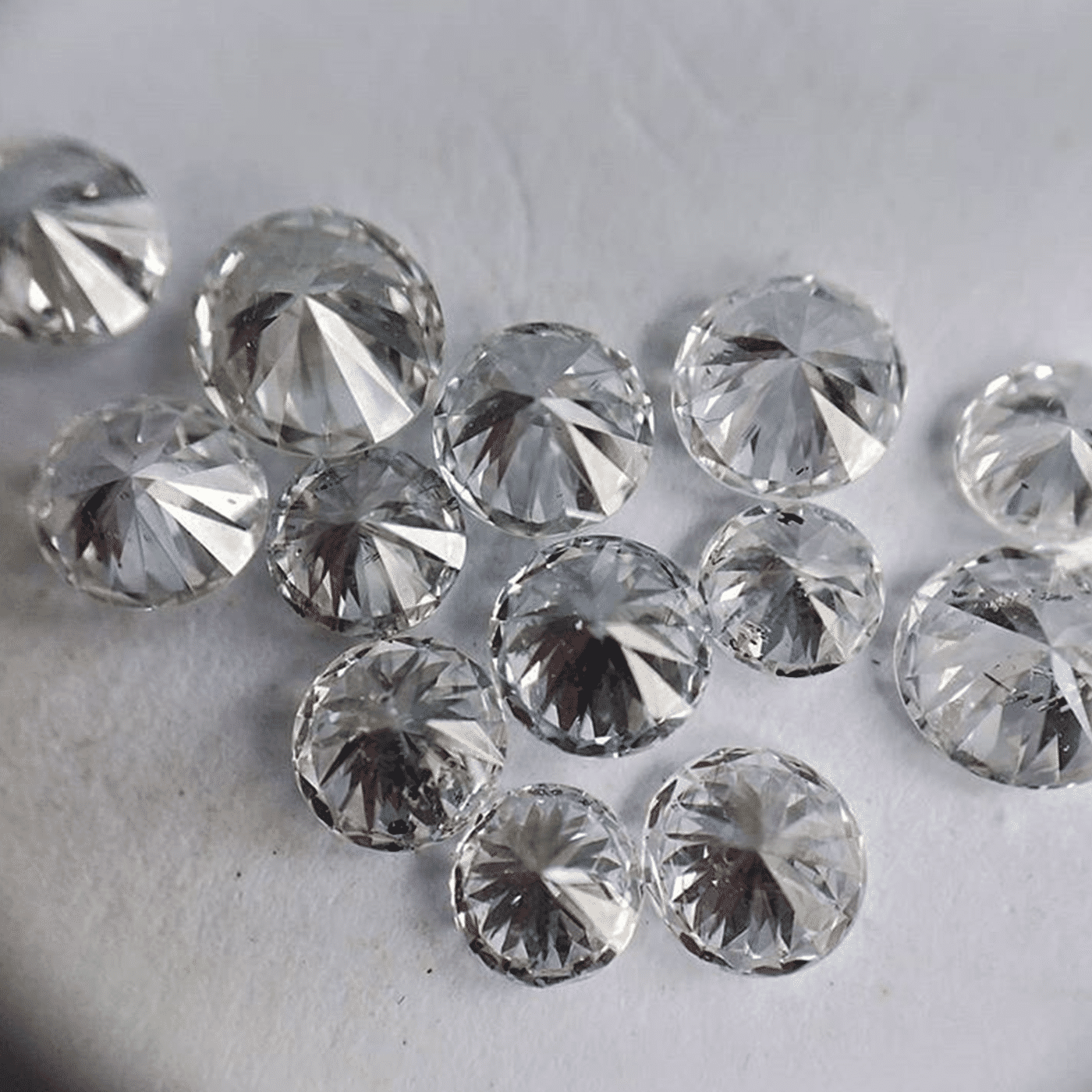 Cvd Diamond 2.70mm DEF VS SI Round Brilliant Cut Lab Grown HPHT Loose Stones TCW 1