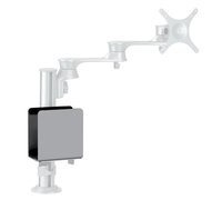 Flexi Thin Client Holder - Durable Plastic, Compact Design For Efficient Space Management