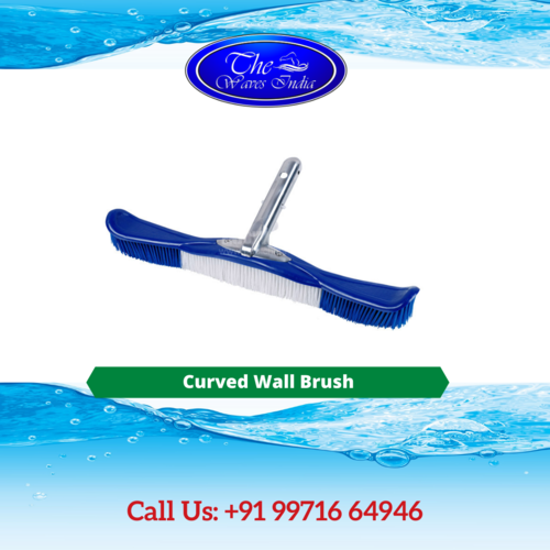 Curved Wall Brush Application: Pool