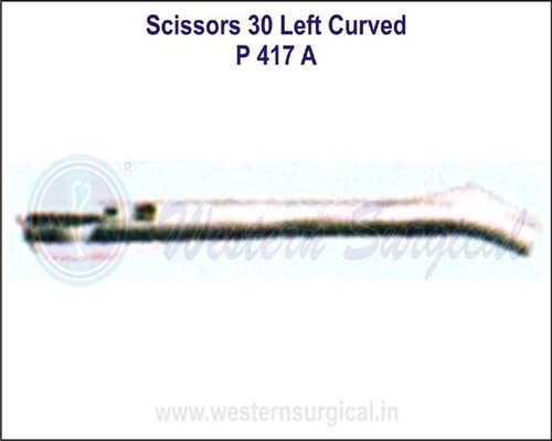 Scissors 30* Left Curved